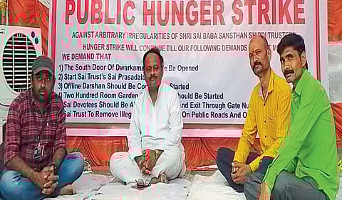 दिगंबर हरिभाऊ कोते; शिर्डीत तीन दिवसांपासून आरटीआय कार्यकर्त्यांचे उपोषण