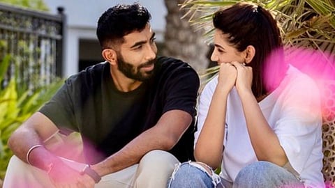 jasprit bumrah sanjana ganesan