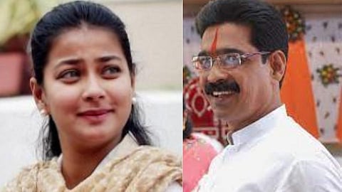 MLA Praniti shinde and Purushottam Barde