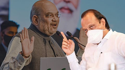 Amit shah ajit pawar