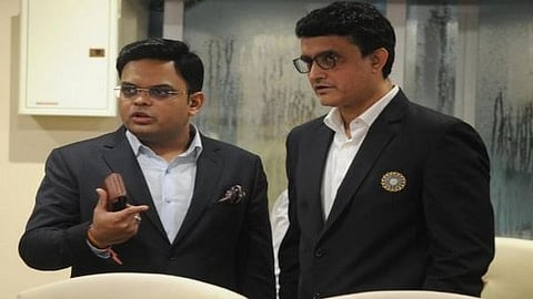 Amit Shah And Sourav Ganguly