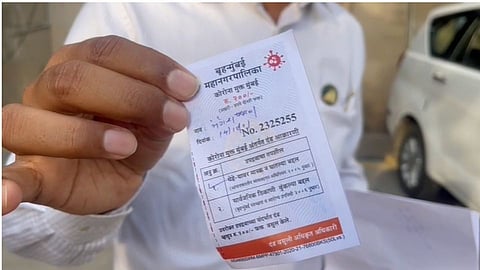 विनामास्क फिरणाऱ्या भाजप आमदारावर कारवाई; म्हणाले, 'महावसूली सरकार...'