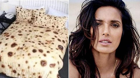 मॉडेल, लेखिका पद्मा लक्ष्मीने शेअर केले 'नान बेडशीट-उशी'चे फोटो
