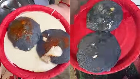 Black Detox Idli Video : हाईट झाली! बाजारात 'काळी इडली' आली!