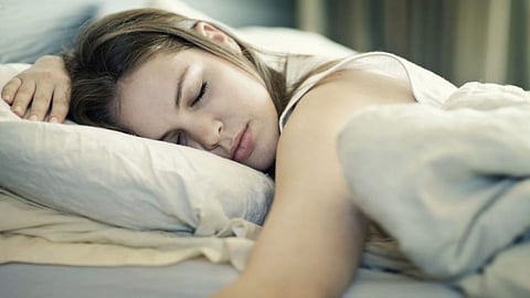sleeping on the stomach