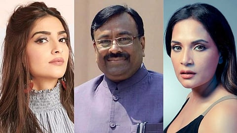 Sonam Kapoor, Sudhir Mungantiwar, Richa Chadha