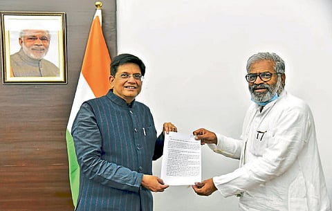 सोयाबीन पेंडच्या आयातीचा नाही प्रस्ताव : पियूष गोयल