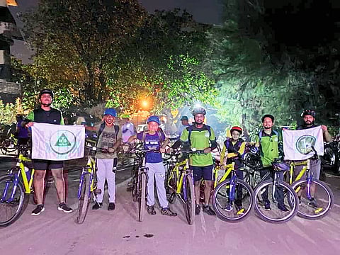 पर्यावरण जैवविविधता व संस्कृतीचा अभ्यास करण्यासाठी गोवा सायकलिंग अभियानाला सुरुवात. चाळीस विद्यार्थी सहभागी