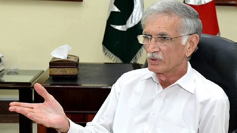 Pakistan Defence Minister Pervez Khattak
