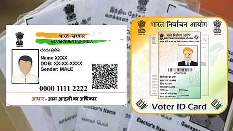 Voter ID link to Aadhar Card
