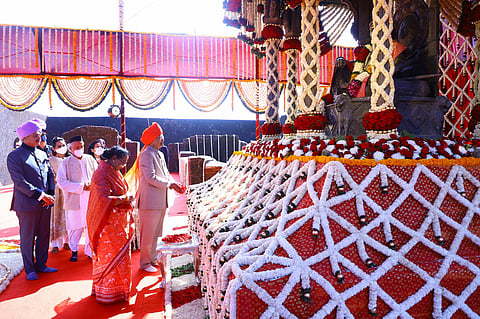 राष्ट्रपती कोविंद यांचे छत्रपती शिवाजी महाराजांना अभिवादन!