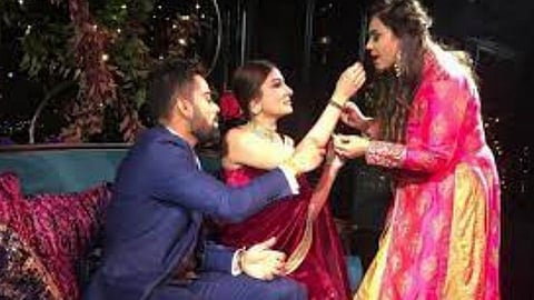 AnushKa Sharma,Virat Kohli, Bhawna Kohli Dhingra.