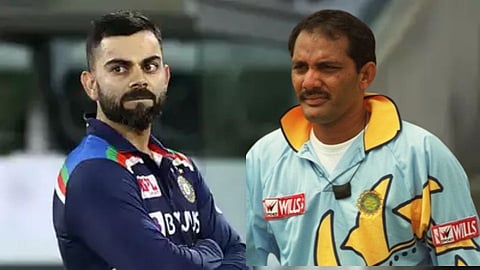 Virat Kohli and Mohammed Azharuddin