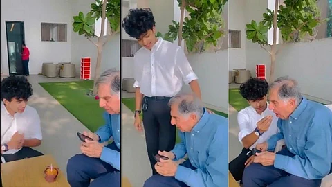 Ratan Tata and Shantanu Naidu