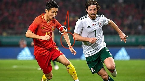 Chinese Football Player Tattoo