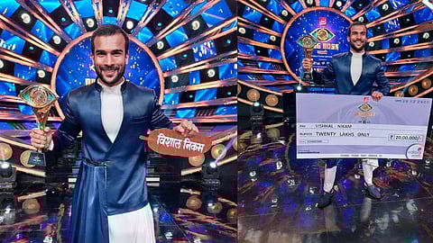 Vishal Nikam, Winner of Big Boss Marathi 3