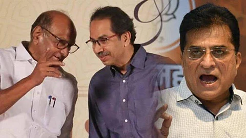 Sharad Pawar-Uddhav Thackeray-Kirit Somaiya
