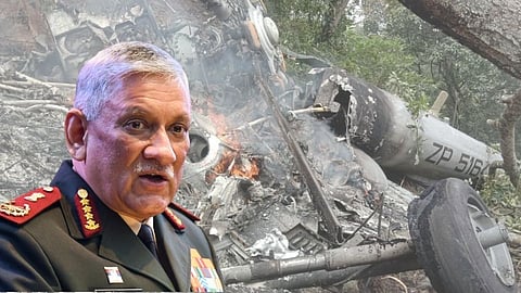 Bipin Rawat Chopper Crashes in Tamil Nadu
