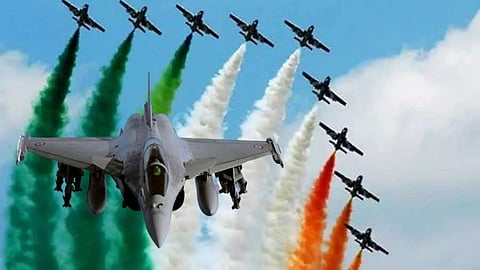 Flypast on Republic Day
