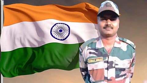 भोजचे जवान विनय भोजे यांचा सेवा बजावताना हृदयविकाराने मृत्यू