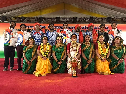 Maharashtra wins first prize inter state cultural program competition Delhi