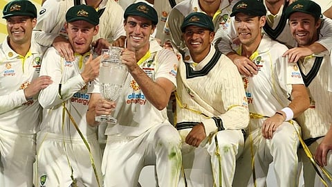 Pat Cummins stop champagne Celebration for Usman Khwaja