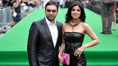 Raj Kundra with Shilpa Shetty