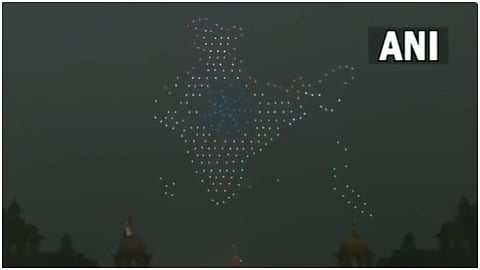 Drones formation_Republic Day Celebration