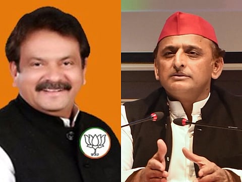 SP Singh Baghel and akhilesh Yadav