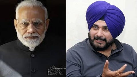 PM Narendra Modi,Navjot Singh Sidhu