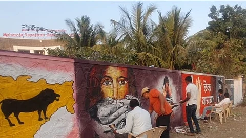 Social message from the wall paintings