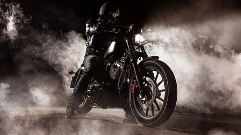 Why black smoke comes from the bike?