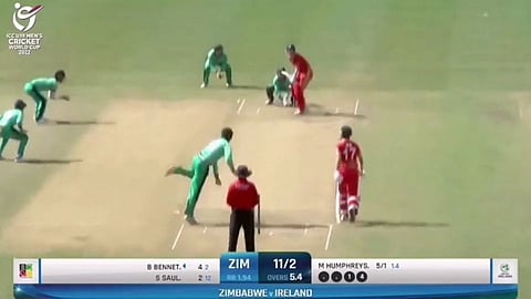 Earthquake During Ireland U19 vs Zimbabwe U19 Match In U19 World Cup