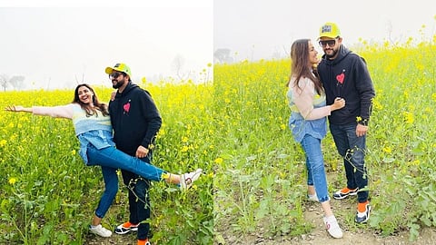 Suresh Raina And His Wife Priyanka