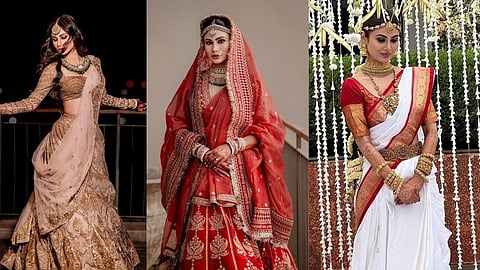 Mouny Roy wedding looks