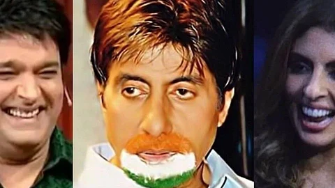 Amitabh Bachchan, Shweta Nanda, Kapil Sharma
