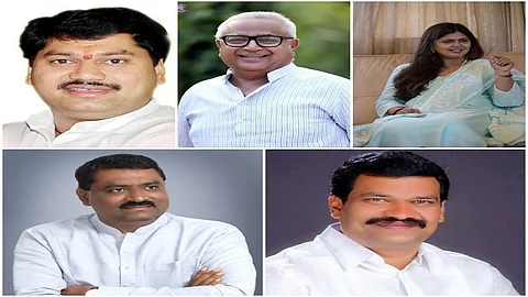 Dhananjay Munde, Prakash Solanke, Pankaja Munde, Suresh Dhas And Ramesh Adaskar