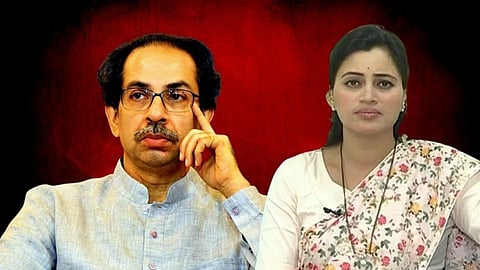 Navneet Rana and uddhav Thackeray