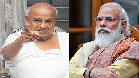 Narendra Modi-HD Deve Gowda