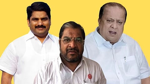satej patil, hasan mushrif, raju shetti