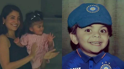 Virat Kohli's daughter Vamika's face revealed