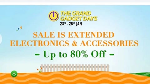 flipkart grand gadget days sale offers