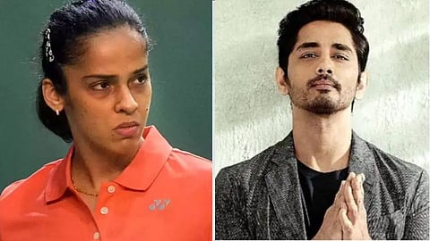 Saina Nehwal and Siddharth