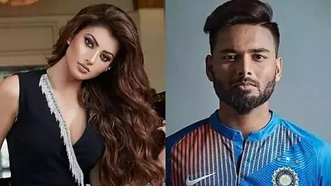 Urvashi Rautela and Rishabh Pant