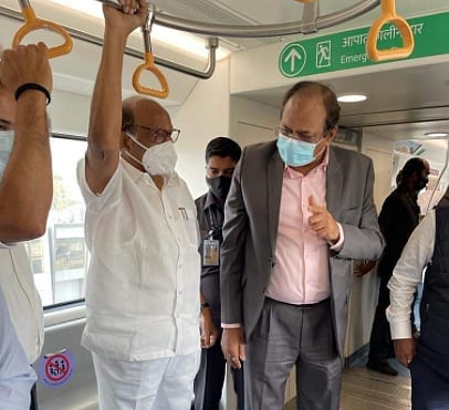BJP Trolled Sharad Pawar Over Pune Metro Ride