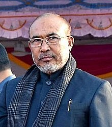 मणिपूरचे मुख्यमंत्री बिरेनसिंह