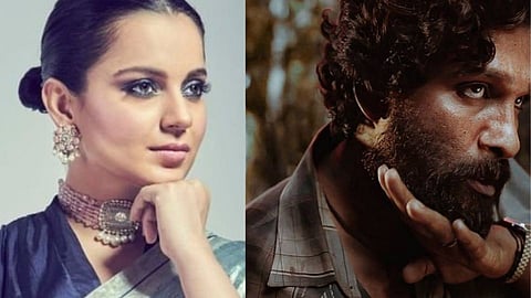 Kangana Ranaut, 'Pushpa'Movie Poster(Allu arjun)