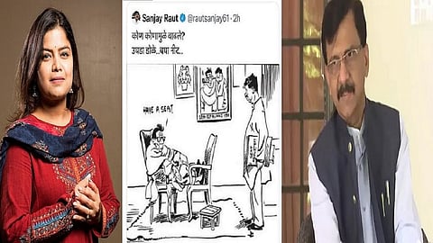 Poonam Mahajan Slam on Sanjay Raut's Cartoon