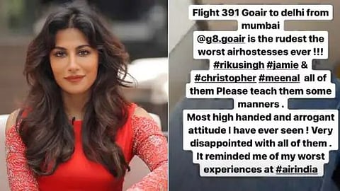 Chitrangda Singh slams airline company.