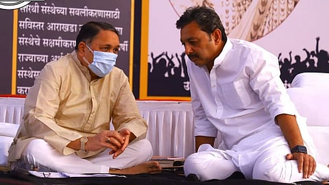 वळसे पाटलांनी दिली उपोषणस्थळी भेट; संभाजीराजे म्हणतात, 'मी जागा सोडणार...'